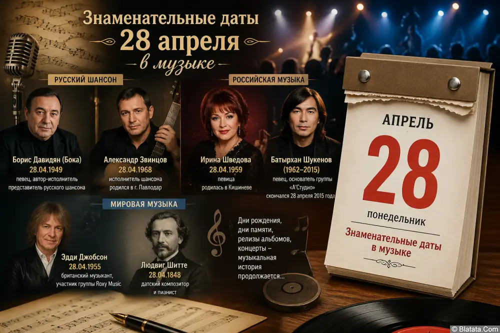 Знаменательные даты 28 апреля