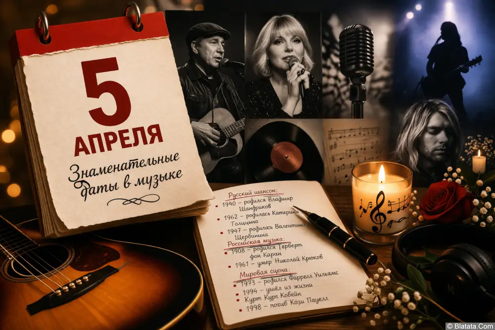 Знаменательные даты 5 апреля