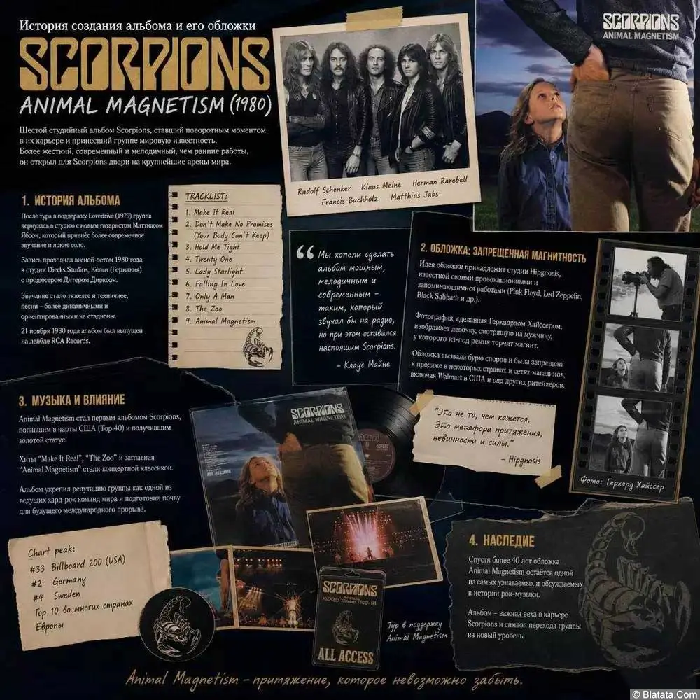 История создания альбома и его обложки Scorpions – Animal Magnetism (1980) История создания альбома и его обложки Scorpions – Animal Magnetism (1980)