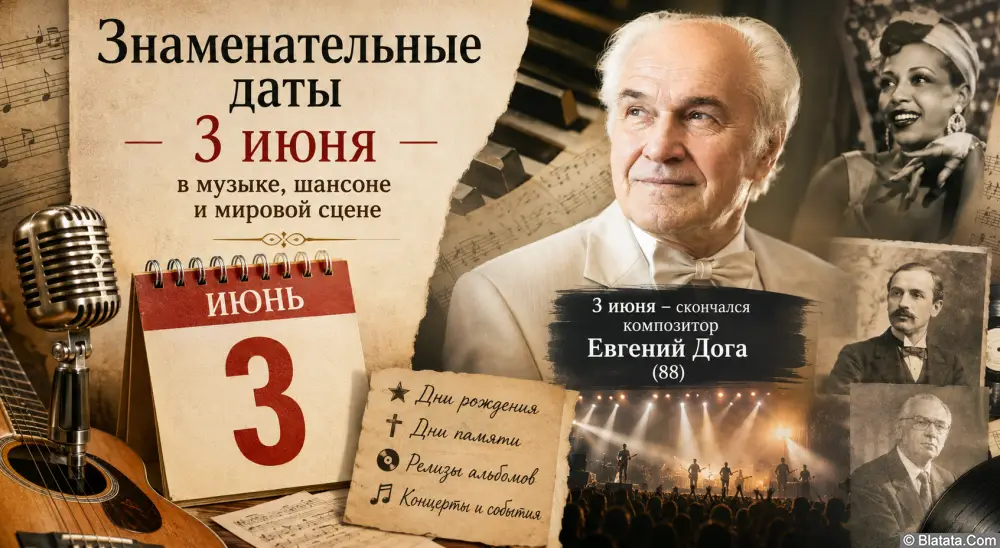 Знаменательные даты 3 июня Знаменательные даты 3 июня
