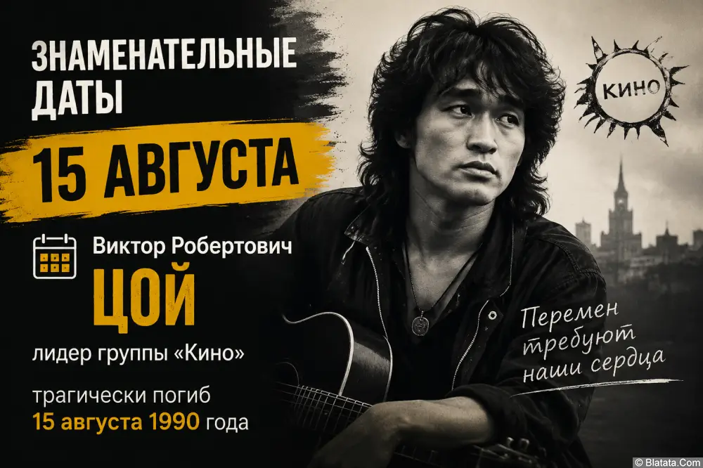 Знаменательные даты 15 августа
