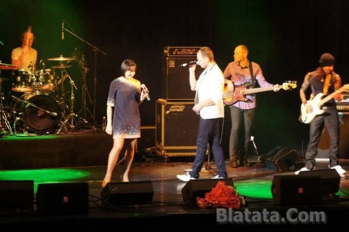 Алексей Брянцев на сцене