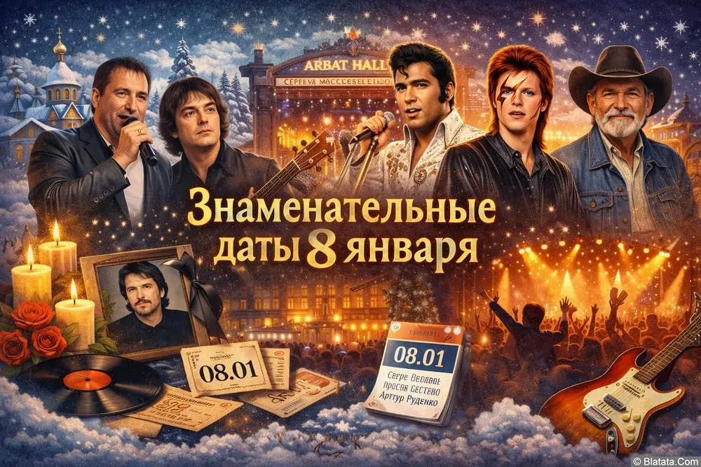 Знаменательные даты 8 января