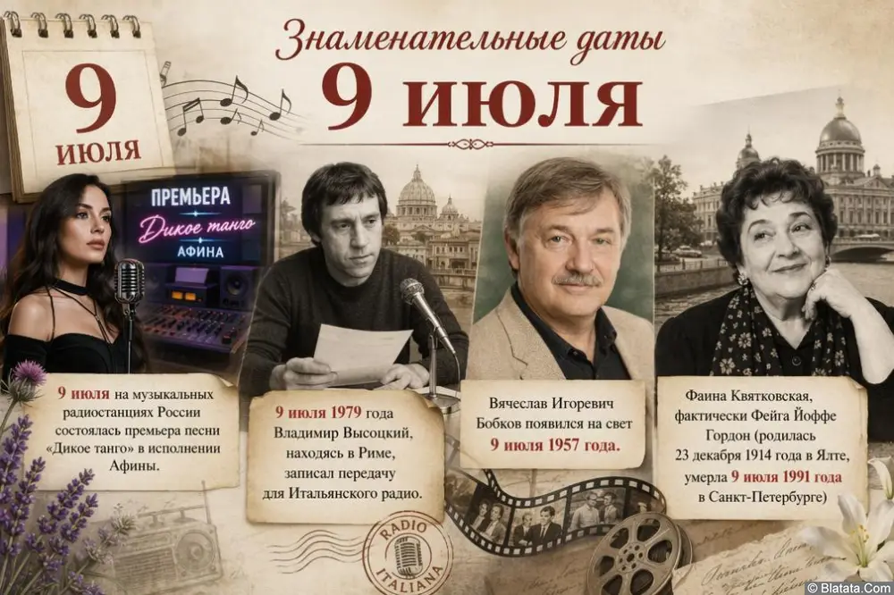 Знаменательные и памятные даты 9 июля Знаменательные и памятные даты 9 июля