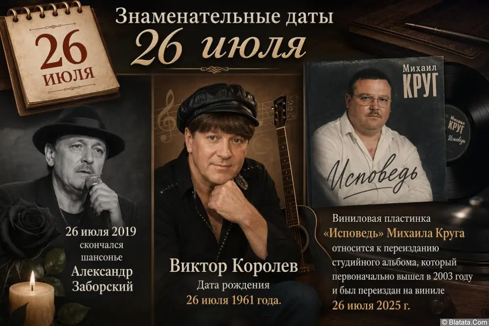 Знаменательные даты 26 июля