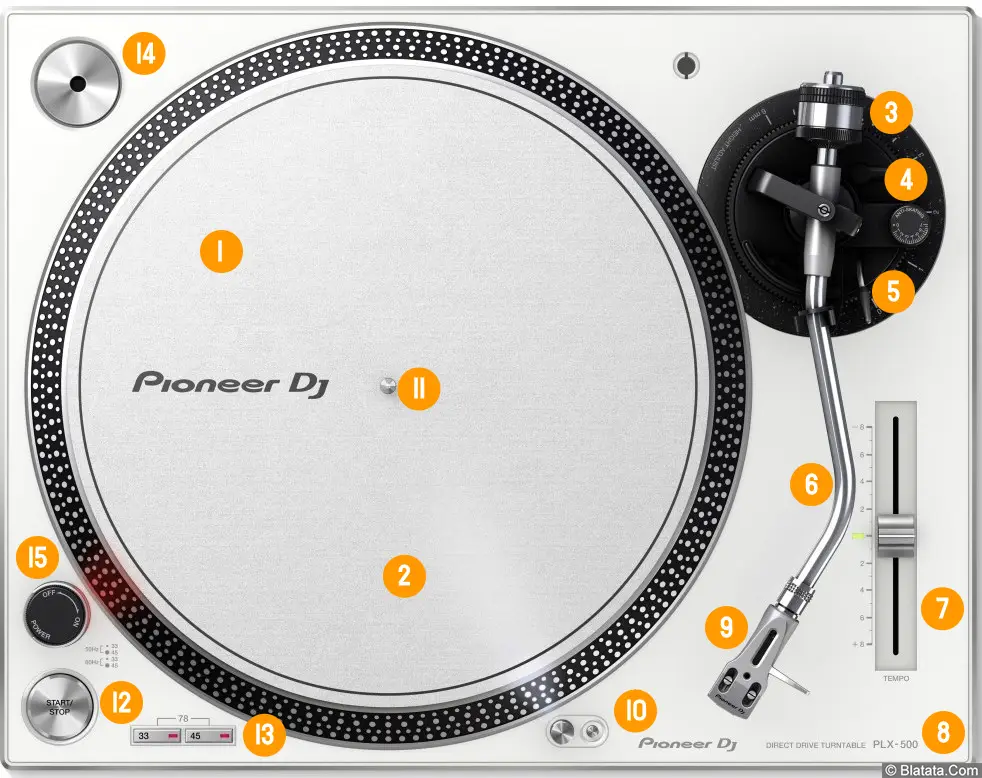 Pioneer DJ PLX 500 Turntable
