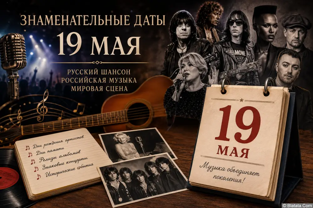 Знаменательные даты 19 мая