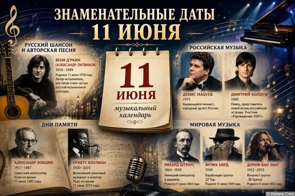 Знаменательные даты 11 июня