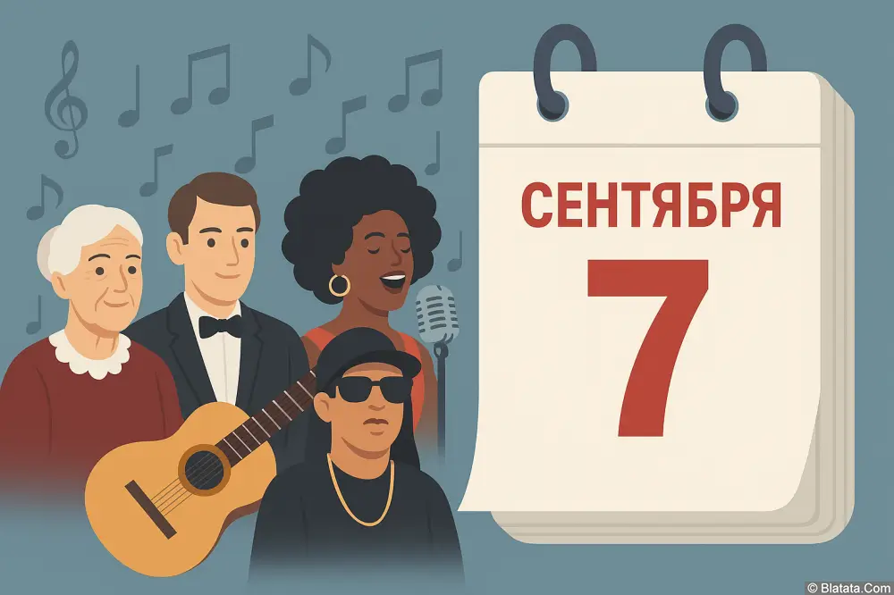 Знаменательные даты 7 сентября