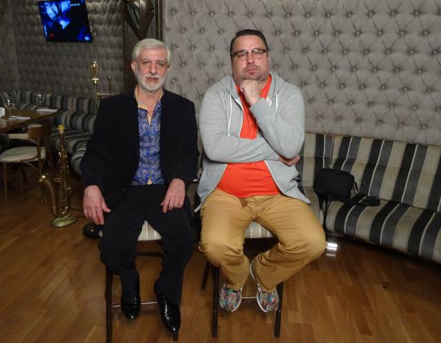 2017 год. Запись программы «Русская песня». Ефрем Амирамов в гостях у Алексея Адамова