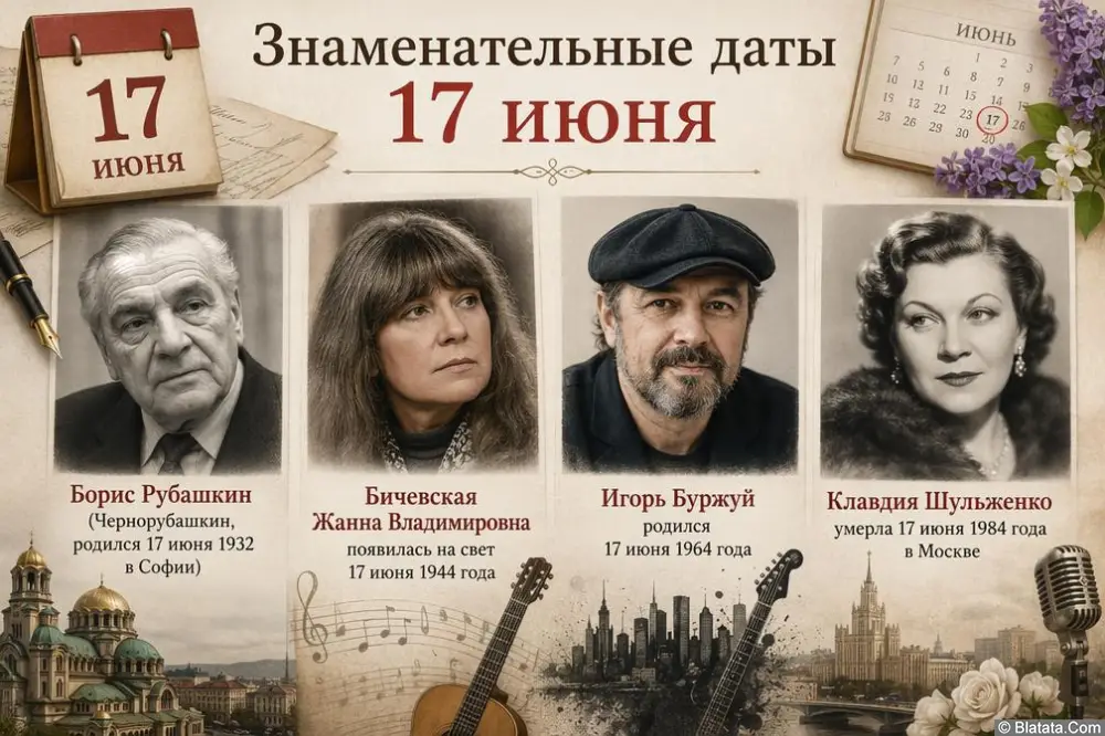 Знаменательные даты 17 июня Знаменательные даты 17 июня