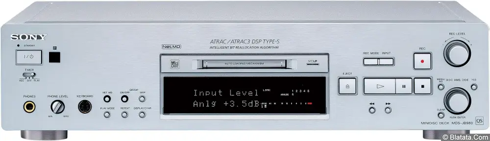 Обзор минидисковой деки Sony MDS JB 980 Обзор минидисковой деки Sony MDS JB 980
