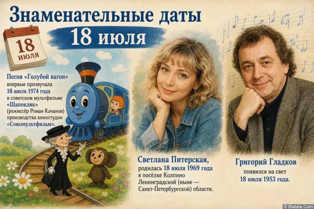 Знаменательные даты и знаковые события 18 июля