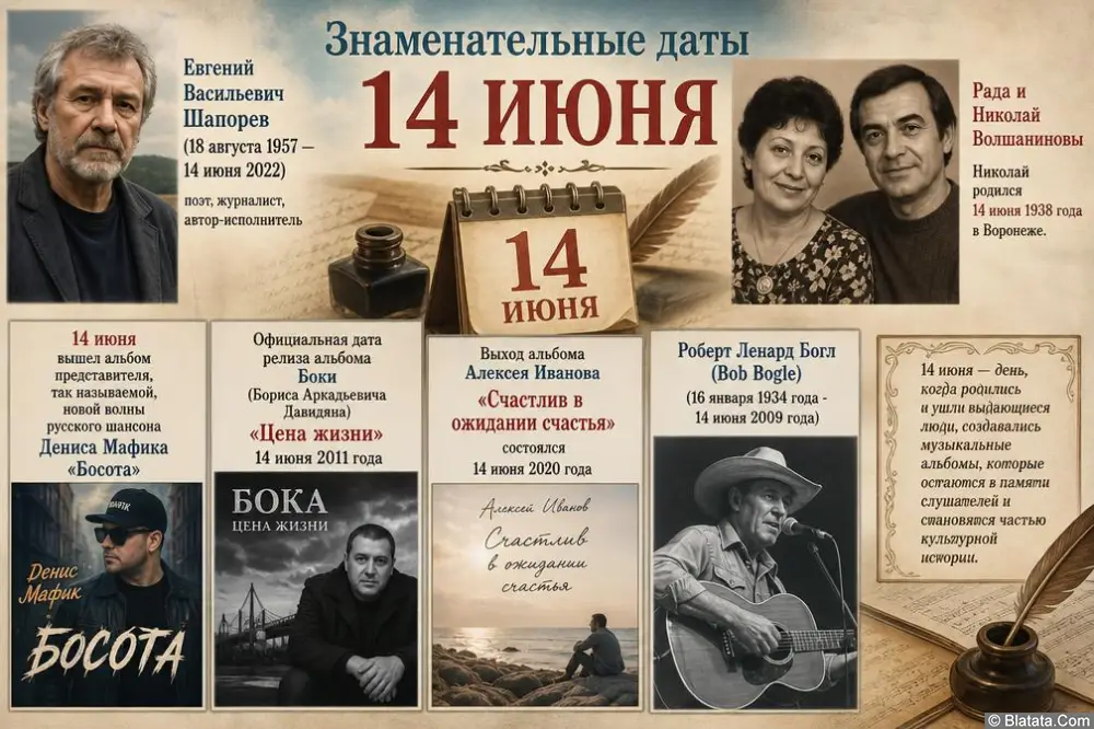 Знаменательные даты 14 июня