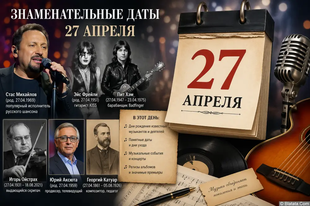 Знаменательные даты 27 апреля