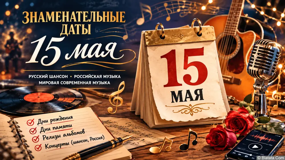 Знаменательные даты 15 мая