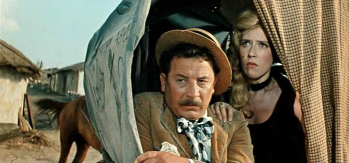 Борис Сичкин и Инна Чурикова в фильме Неуловимые мстители