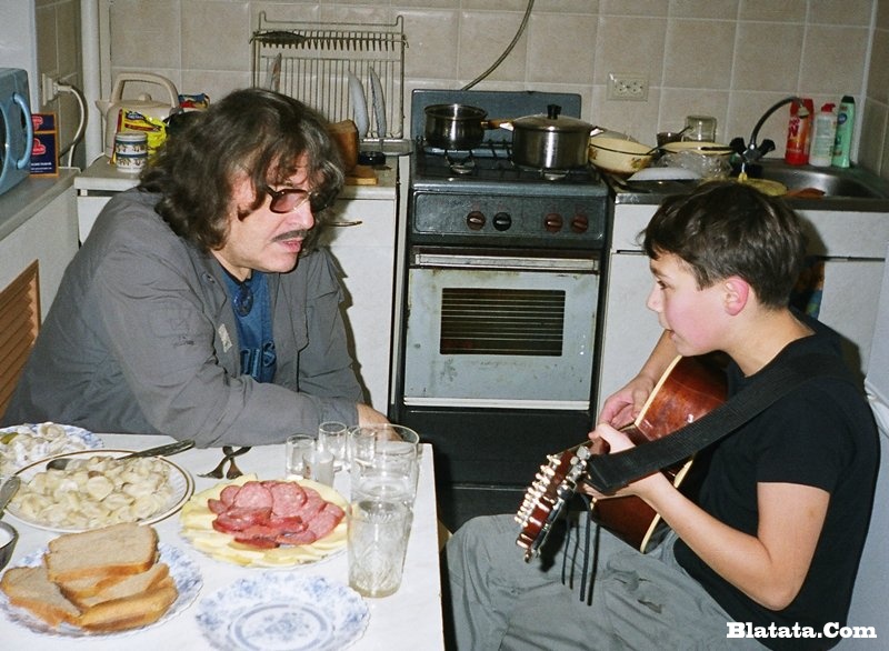 Александр Лобановский с Мишей Урецким 5 декабря 2003 года, г. Казань