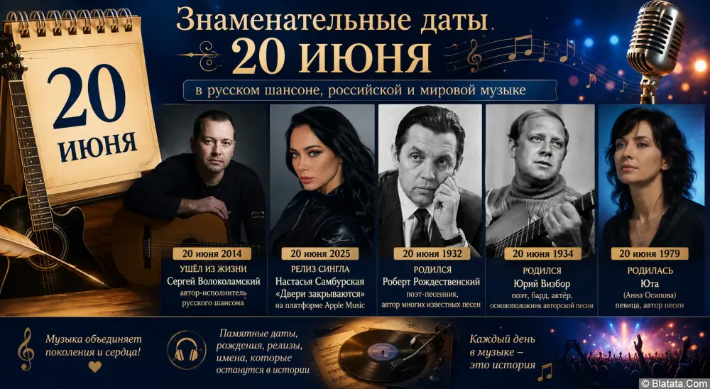 Знаменательные даты 20 июня